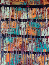 Load image into Gallery viewer, "Beauty And Purpose" Original Abstract Painting Infused With Rose Quartz And Carnelian