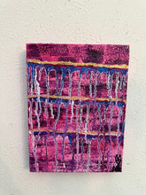 Load image into Gallery viewer, "Healing Journey" Original Abstract Painting Infused With Blue Calcite On Canvas