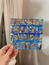 Load image into Gallery viewer, "I Am Full Of Potential" Original Abstract Painting Infused With Black Obsidian On Paper
