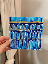 Load image into Gallery viewer, "I Choose Happiness, Health And Joy" Original Abstract Painting Infused With Rose Quartz On Paper