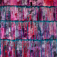 Load image into Gallery viewer, "Magical Vibration" Original Abstract Painting Infused With Crystals On Canvas