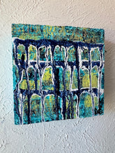 Load image into Gallery viewer, "Protect Your Energy" Small Original Abstract Drip Painting Infused With Amethyst