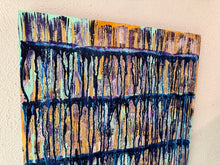 Load image into Gallery viewer, "A Change In Direction" Original Abstract Painting Infused With Rose Quartz
