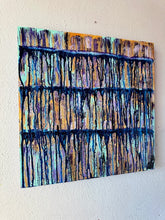 Load image into Gallery viewer, "A Change In Direction" Original Abstract Painting Infused With Rose Quartz
