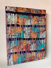 Load image into Gallery viewer, "Beauty And Purpose" Original Abstract Painting Infused With Rose Quartz And Carnelian
