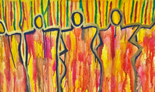 Load image into Gallery viewer, "Bloom From Within" Original abstract figurative painting by Artist Sierra Barnes.
