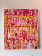 Load image into Gallery viewer, "Character Building" Original Abstract Painting Infused With Moonstone
