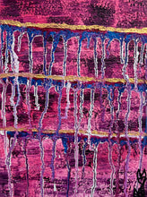 Load image into Gallery viewer, "Healing Journey" Original Abstract Painting Infused With Blue Calcite On Canvas
