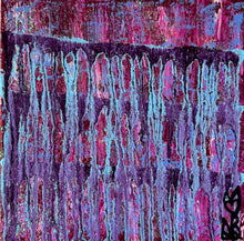 Load image into Gallery viewer, "Healing Within Bright Colors" Original Abstract Painting infused With Clear Quartz And Selenite
