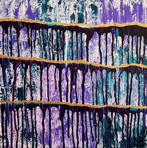 "Patterns And Colors" Original Abstract Painting Infused With