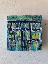 Load image into Gallery viewer, "Protect Your Energy" Small Original Abstract Drip Painting Infused With Amethyst
