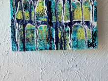 Load image into Gallery viewer, "Protect Your Energy" Small Original Abstract Drip Painting Infused With Amethyst
