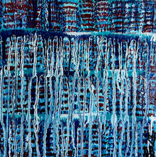 Load image into Gallery viewer, "Soothe Me" Original Abstract Drip Painting Infused With Black Tourmaline
