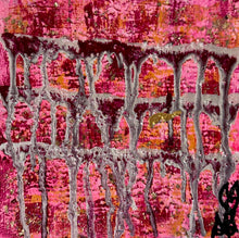 Load image into Gallery viewer, "Time To Heal" Original Abstract Painting Infused With Crystals
