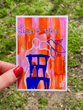 Load image into Gallery viewer, "Listen To Nature" Sticker
